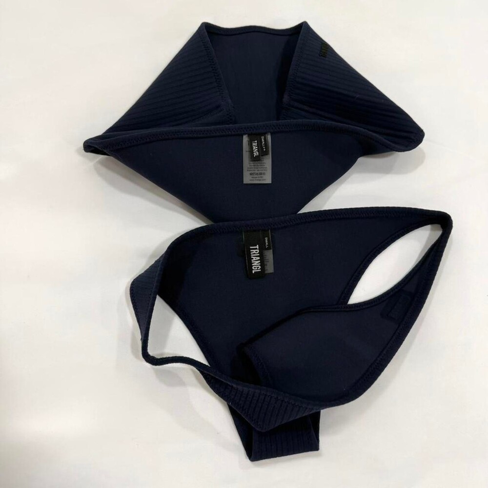 NWOT Triangl Women's Navy and Blue Bikini set | Size S - Picture 8 of 9